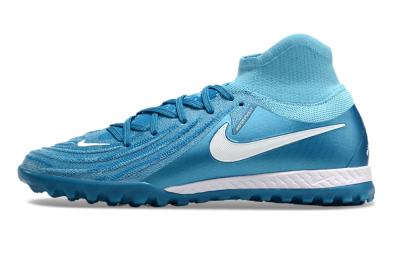 Nike Phantom Luna Elite TF High-Tops Football Shoes - Jade/White/Blue