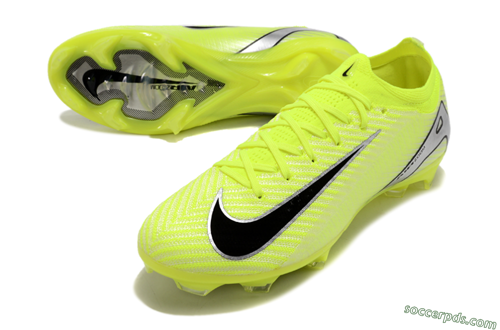 Nike Air Zoom Mercurial Vapor 16 Elite FG Low-Tops Football Boots - Yellow/Black/Silver/Grey 3