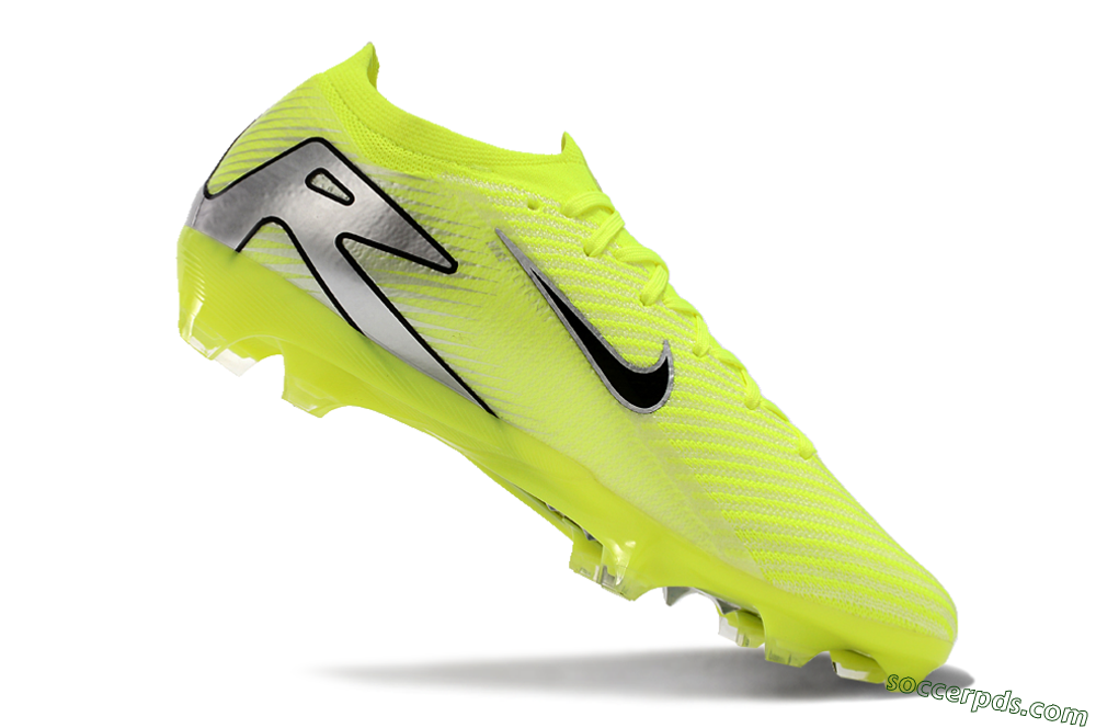 Nike Air Zoom Mercurial Vapor 16 Elite FG Low-Tops Football Boots - Yellow/Black/Silver/Grey 4