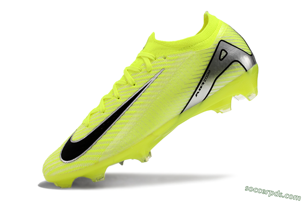Nike Air Zoom Mercurial Vapor 16 Elite FG Low-Tops Football Boots - Yellow/Black/Silver/Grey 5