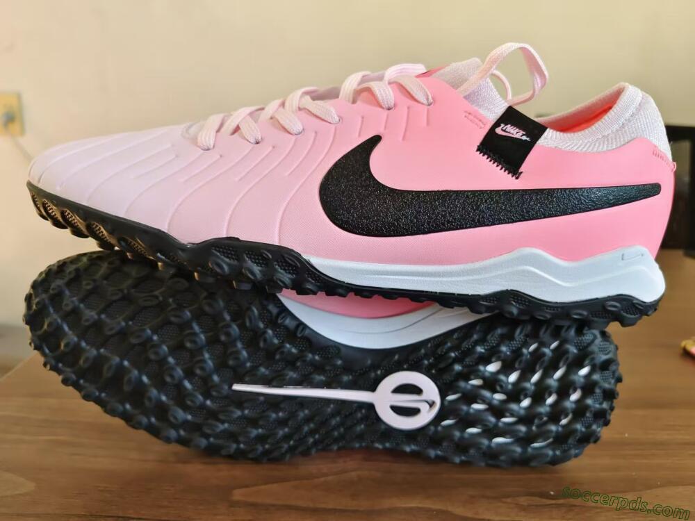 Nike Tiempo Legend 10 Academy TF Low-Tops Football Shoes - Pink/Black/White