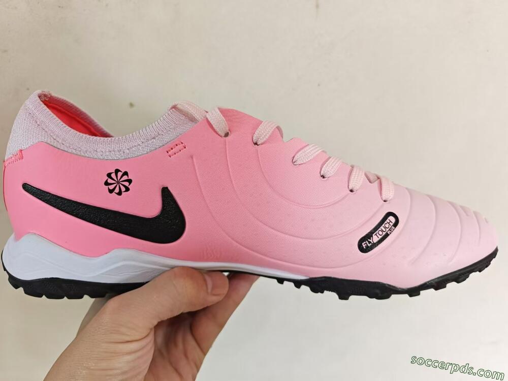 Nike Tiempo Legend 10 Academy TF Low-Tops Football Shoes - Pink/Black/White