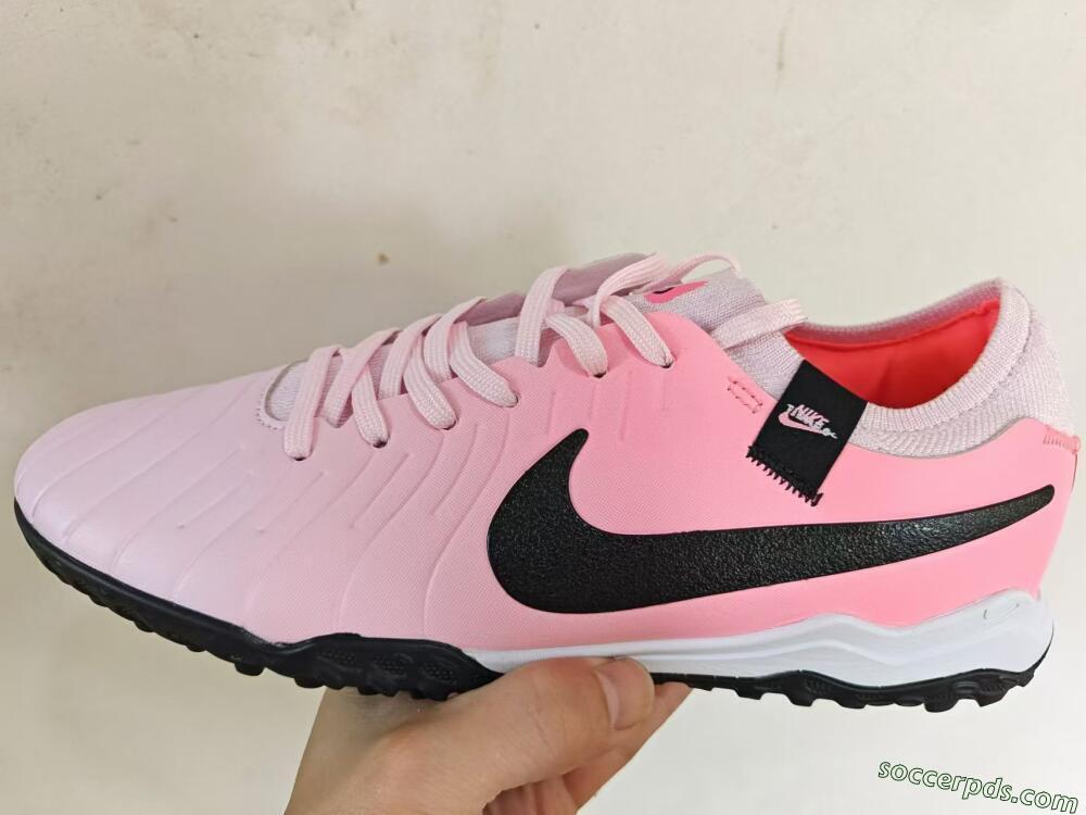 Nike Tiempo Legend 10 Academy TF Low-Tops Football Shoes - Pink/Black/White