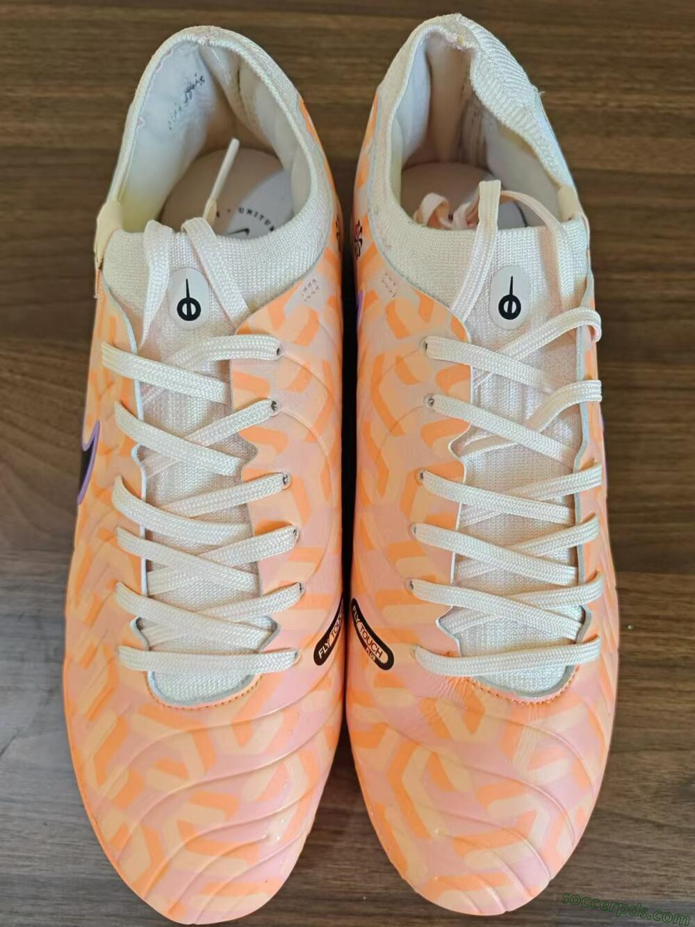 Nike Tiempo Legend 10 Elite TF Low-Tops Football Shoes - Orange/White/Black