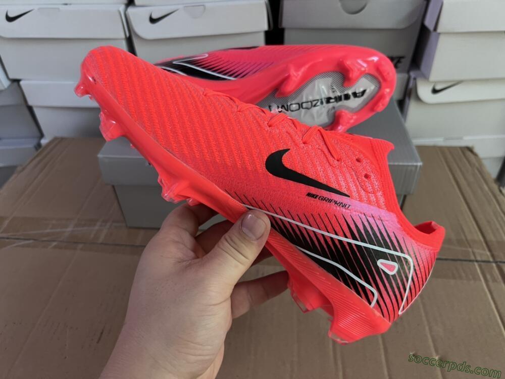 Nike Air Zoom Mercurial Vapor 16 Elite FG Low-Tops Football Boots - Red/White/Black