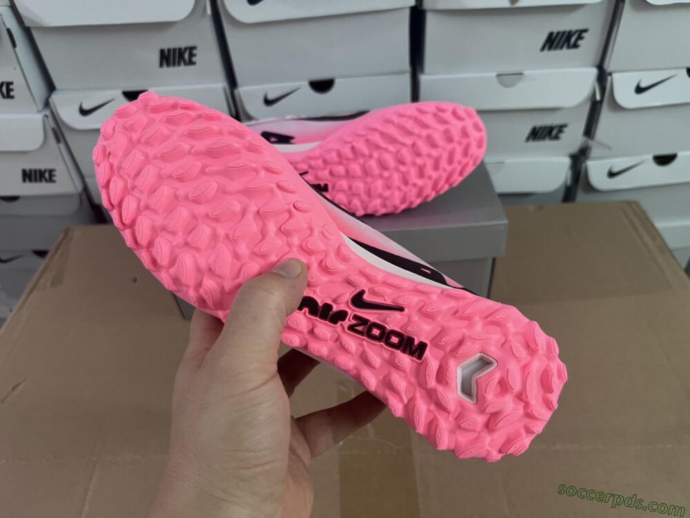 Nike Air Zoom Mercurial Vapor 15 Elite TF Low-Tops Football Shoes - Pink/Black