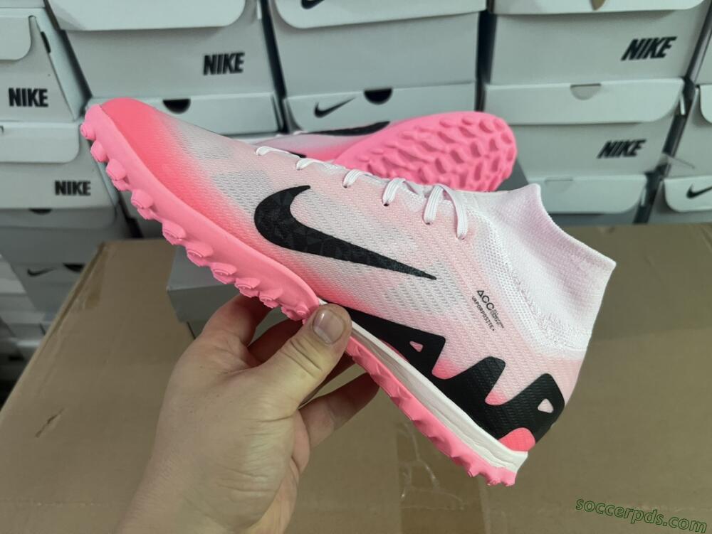 Nike Air Zoom Mercurial Superfly 9 Elite TF High-Tops Football Boots - Pink/Pink/Black