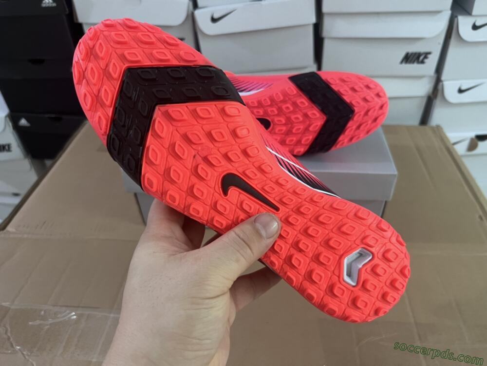 Nike Air Zoom Mercurial Superfly 10 Elite TF High-Tops Football Shoes - Red/Black/White