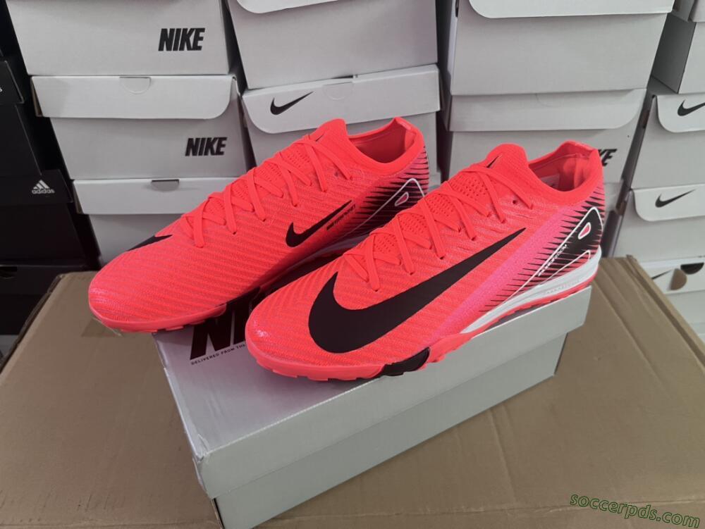 Nike Air Zoom Mercurial Vapor 16 Elite TF Low-Tops Football Shoes - Red/Black/White