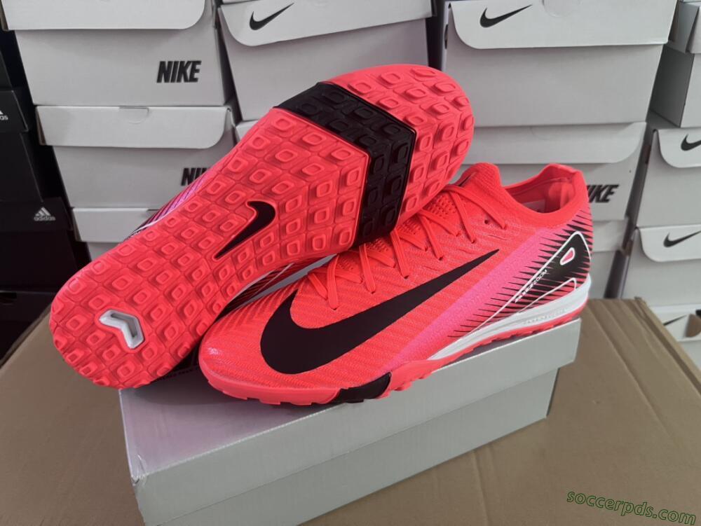 Nike Air Zoom Mercurial Vapor 16 Elite TF Low-Tops Football Shoes - Red/Black/White