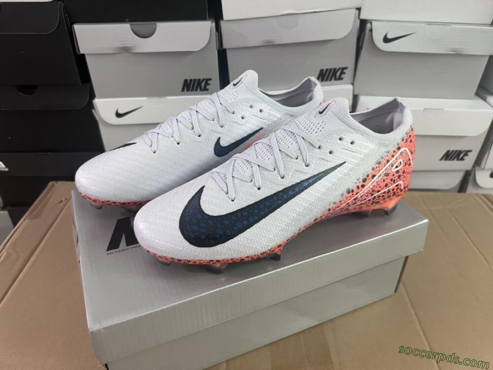 Nike Air Zoom Mercurial Vapor 16 Elite FG Low-Tops Football Boots - Grey/Black/Leopard