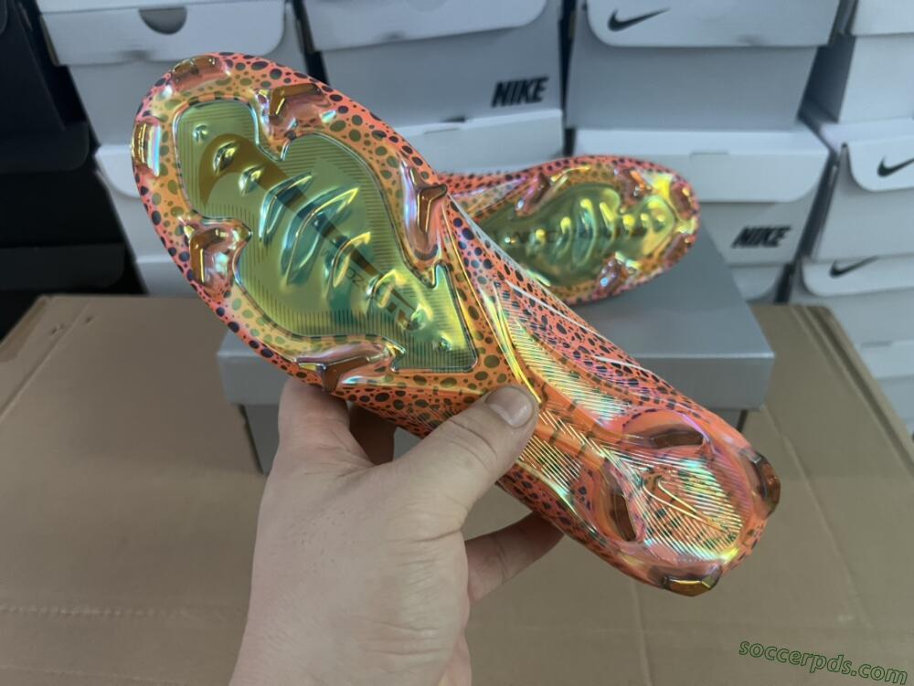 Nike Air Zoom Mercurial Vapor 16 Elite FG Low-Tops Football Boots - Grey/Black/Leopard