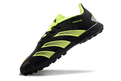 Adidas Predator 24 Elite TF Low-Tops Football Shoes - Black/Yellow/Grey
