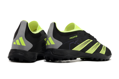 Adidas Predator 24 Elite TF Low-Tops Football Shoes - Black/Yellow/Grey