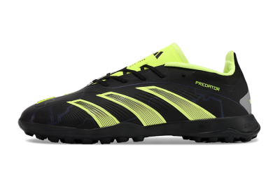 Adidas Predator 24 Elite TF Low-Tops Football Shoes - Black/Yellow/Grey