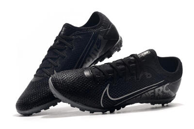 Nike Air Zoom Mercurial Vapor 13 Elite TF Low-Tops Football Shoes - Black/Silver/Grey
