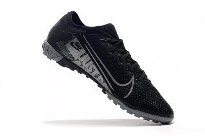 Nike Air Zoom Mercurial Vapor 13 Elite TF Low-Tops Football Shoes - Black/Silver/Grey