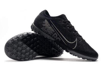Nike Air Zoom Mercurial Vapor 13 Elite TF Low-Tops Football Shoes - Black/Silver/Grey