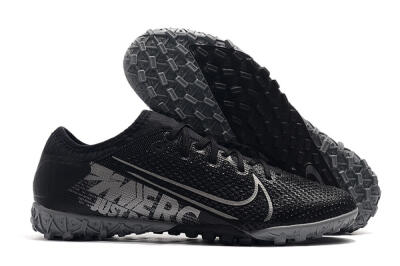 Nike Air Zoom Mercurial Vapor 13 Elite TF Low-Tops Football Shoes - Black/Silver/Grey