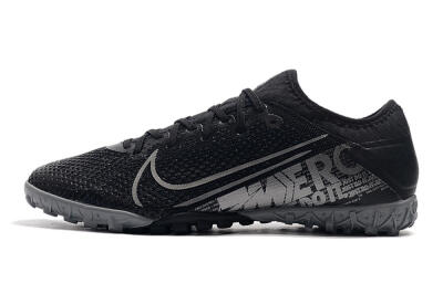 Nike Air Zoom Mercurial Vapor 13 Elite TF Low-Tops Football Shoes - Black/Silver/Grey