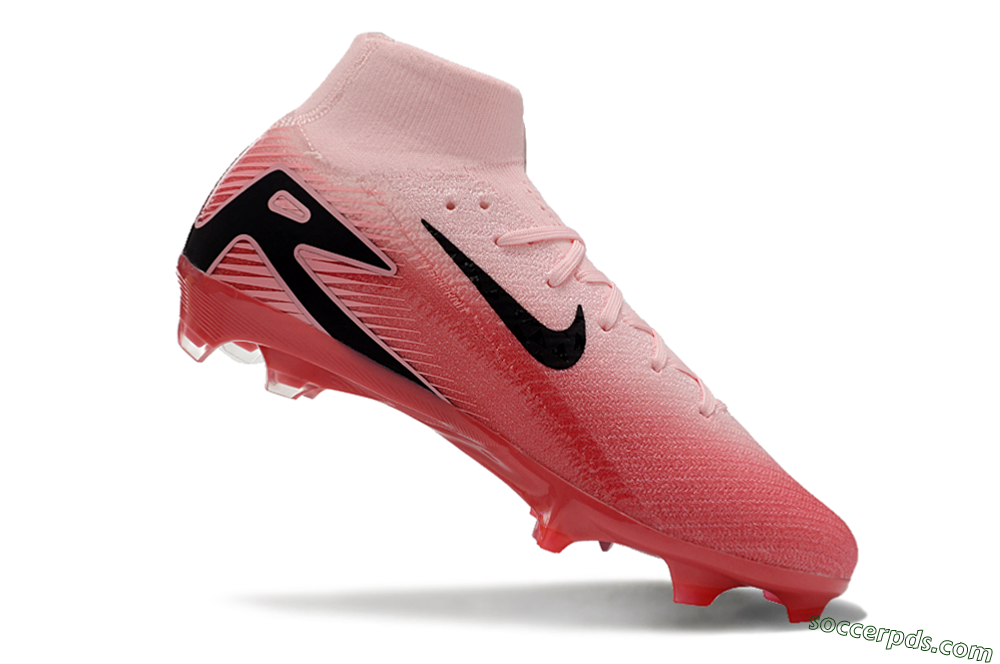 Nike Air Zoom Mercurial Superfly 10 Elite FG High-Tops Football Boots - Pink/Black 4
