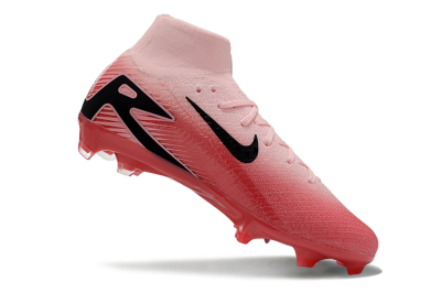 Nike Air Zoom Mercurial Superfly 10 Elite FG High-Tops Football Boots - Pink/Black