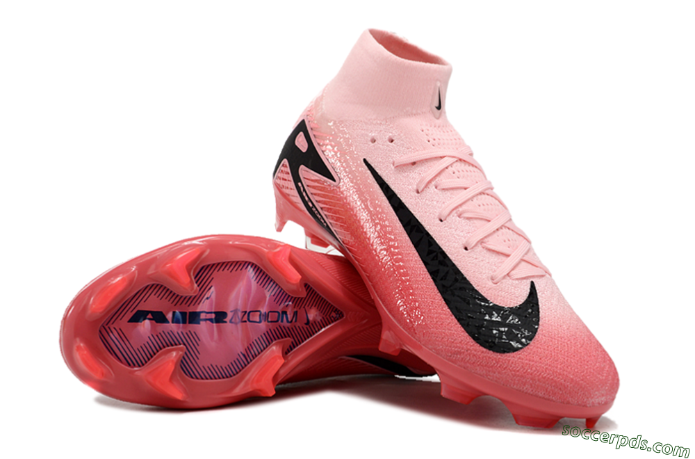 Nike Air Zoom Mercurial Superfly 10 Elite FG High-Tops Football Boots - Pink/Black 3