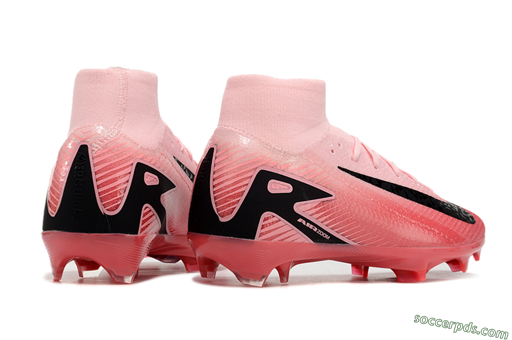 Nike Air Zoom Mercurial Superfly 10 Elite FG High-Tops Football Boots - Pink/Black 6