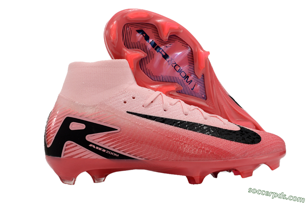 Nike Air Zoom Mercurial Superfly 10 Elite FG High-Tops Football Boots - Pink/Black 1