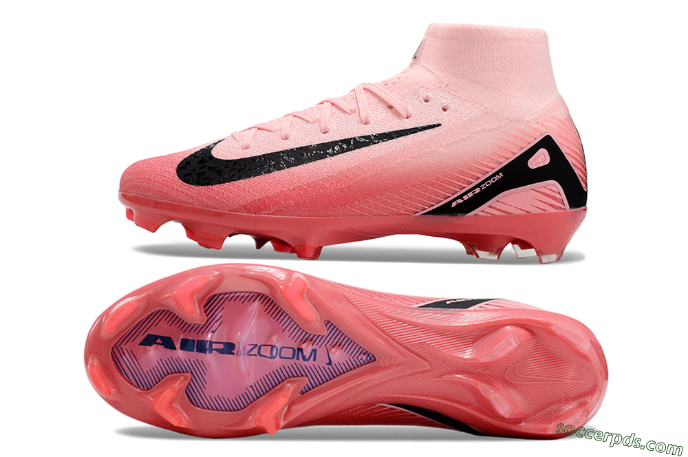 Nike Air Zoom Mercurial Superfly 10 Elite FG High-Tops Football Boots - Pink/Black 0