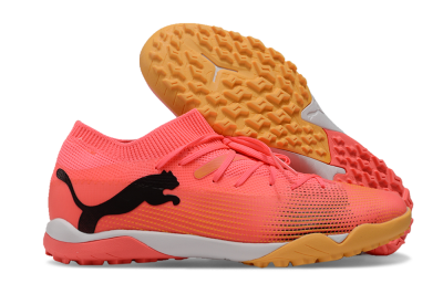 Puma Future 7 Ultimate TF Low-Tops Football Shoes - Pink/Black/White