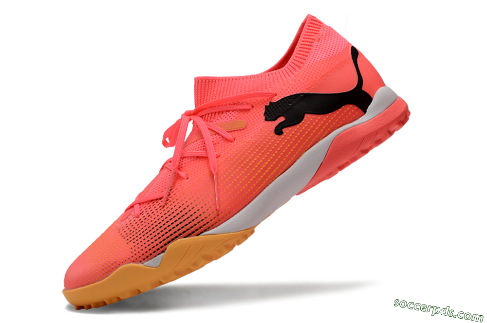 Puma Future 7 Ultimate TF Low-Tops Football Shoes - Pink/Black/White 5