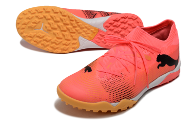Puma Future 7 Ultimate TF Low-Tops Football Shoes - Pink/Black/White