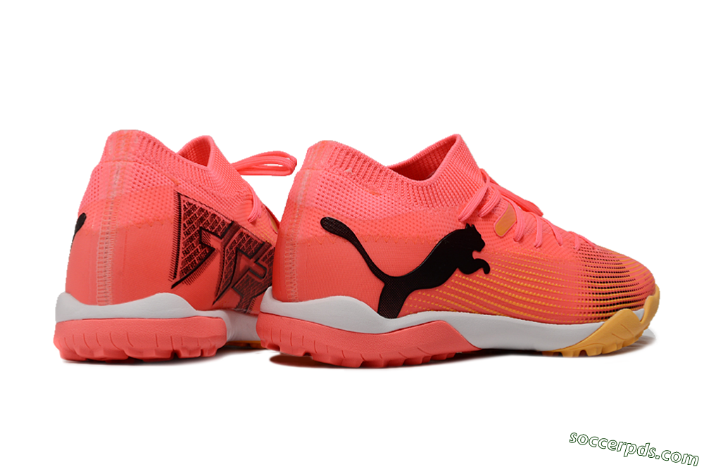 Puma Future 7 Ultimate TF Low-Tops Football Shoes - Pink/Black/White 6