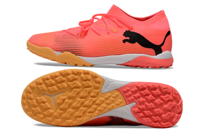 Puma Future 7 Ultimate TF Low-Tops Football Shoes - Pink/Black/White