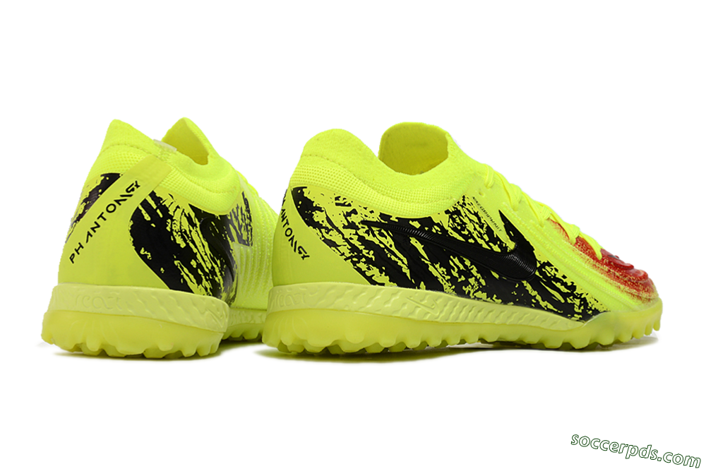 Nike Phantom GX 2 Elite TF Low-Tops Football Shoes - Yellow/Red/Black 6