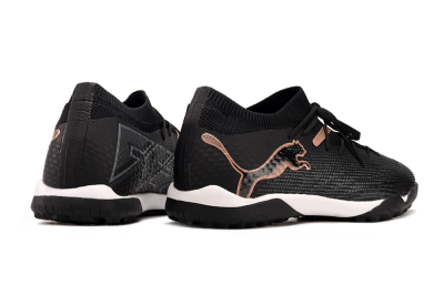 Puma Future Ultimate TF Low-Tops Football Shoes - Black/Gold/White