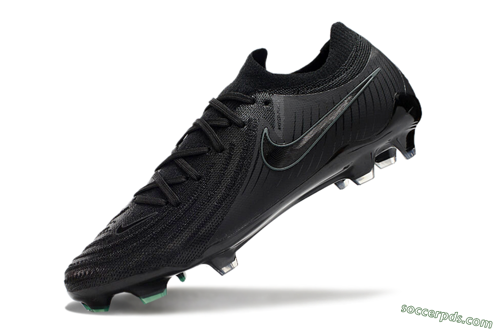 Nike Phantom Luna Elite NU FG Low-Tops Football Boots - Black/Blue 5