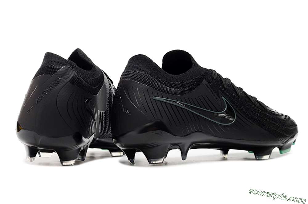 Nike Phantom Luna Elite NU FG Low-Tops Football Boots - Black/Blue 6