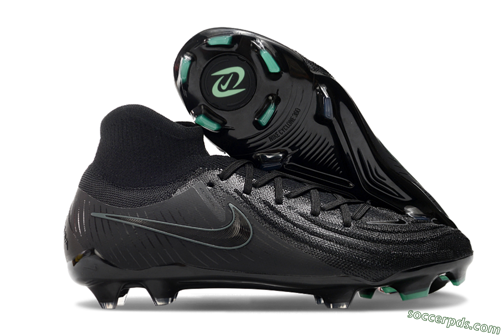 Nike Phantom Luna Elite NU FG High-Tops Football Boots - Black/Blue 0