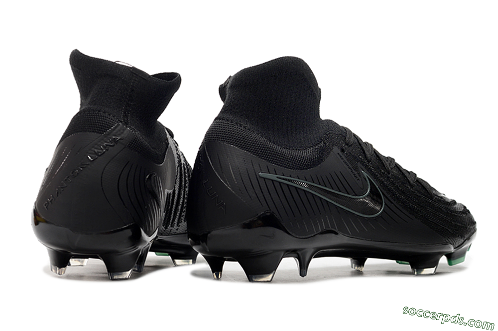Nike Phantom Luna Elite NU FG High-Tops Football Boots - Black/Blue 5