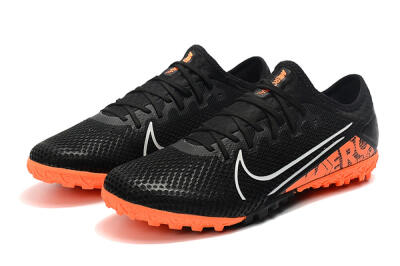 Nike Mercurial Vapor 13 Pro TF Low-Tops Football Shoes - Black/Orange