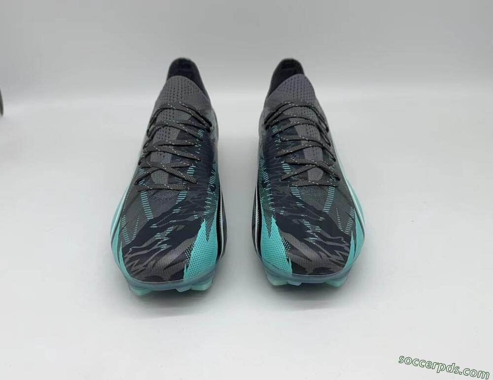 Puma Ultra Ultimate FG Low-Tops Football Boots - Black/Jade