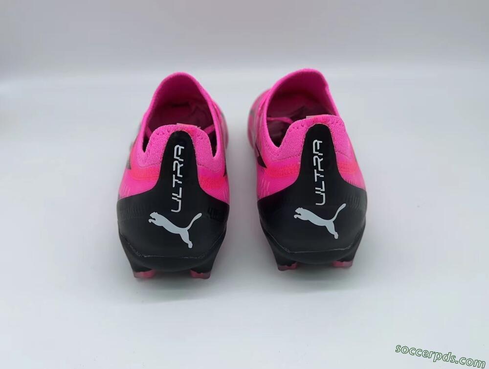 Puma Ultra Ultimate FG Low-Tops Football Boots - Pink/White/Black