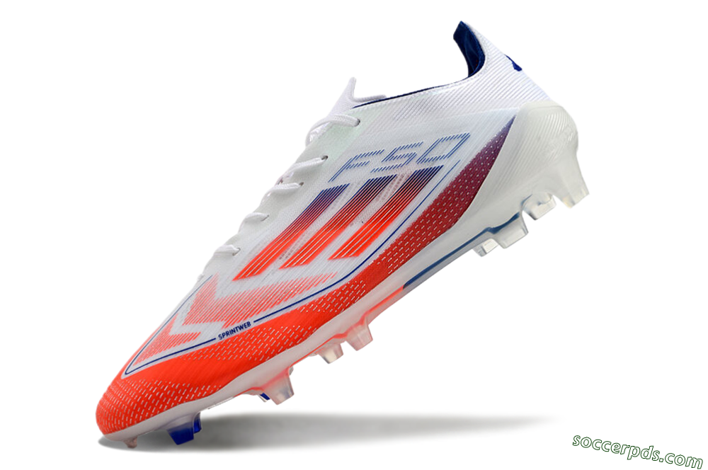 Adidas F50 Elite FG Low-Tops Football Boots - Red/Blue/White 5