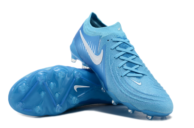 Nike Phantom GX 2 Elite AG Low-Tops Football Boots - Blue Fury/White