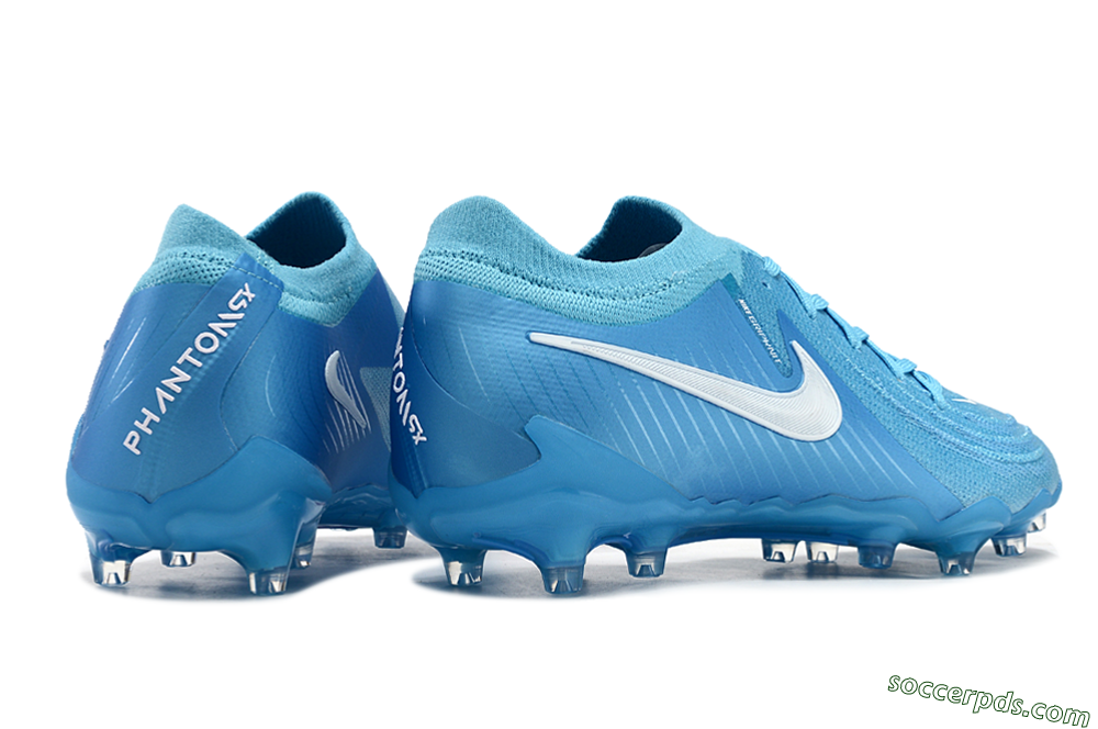 Nike Phantom GX 2 Elite AG Low-Tops Football Boots - Blue Fury/White 6