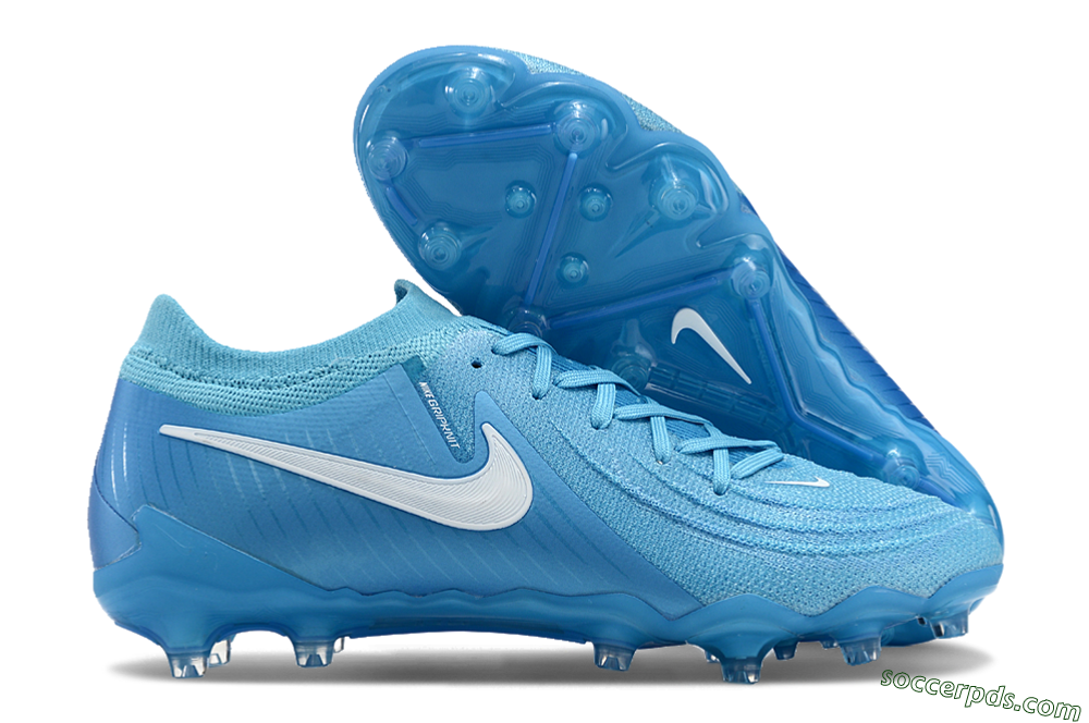 Nike Phantom GX 2 Elite AG Low-Tops Football Boots - Blue Fury/White 1