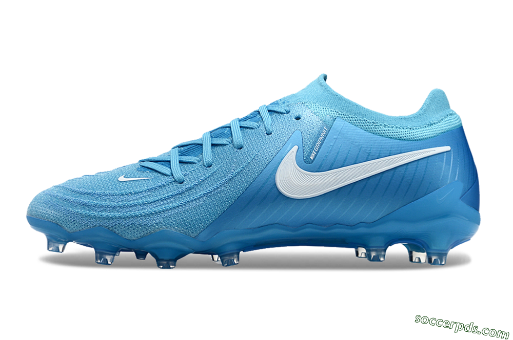 Nike Phantom GX 2 Elite AG Low-Tops Football Boots - Blue Fury/White 2