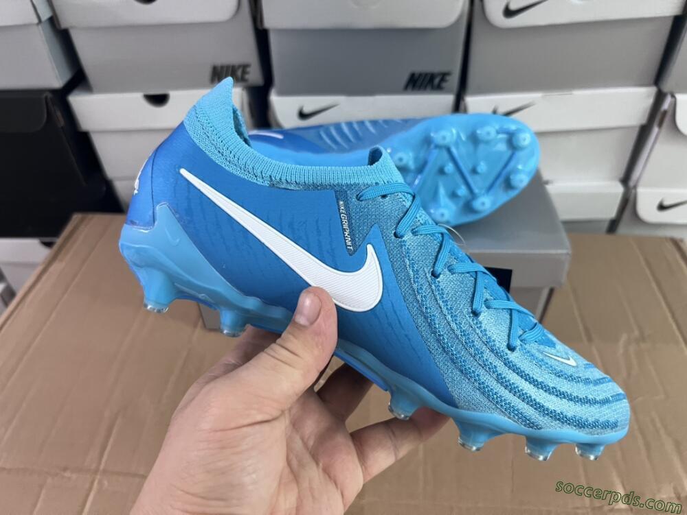 Nike Phantom GX 2 Elite AG Low-Tops Football Boots - Blue Fury/White